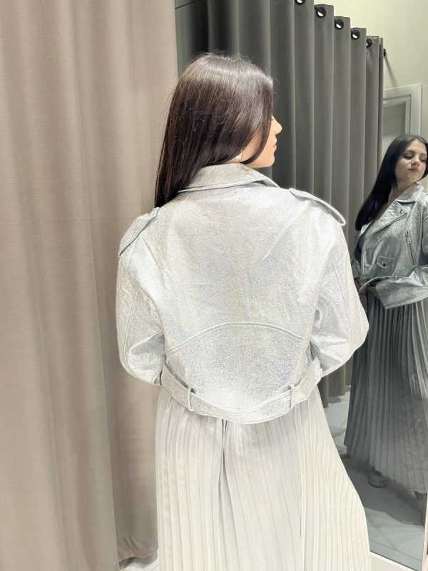 Ασημενιο jacket